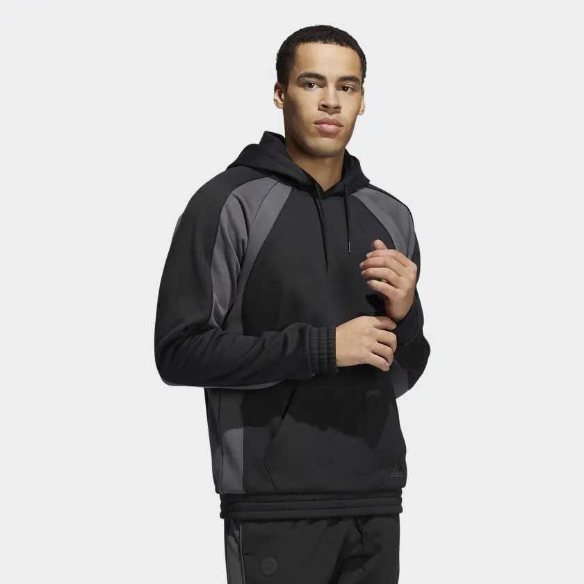 adidas HARDEN FOUNDATION Pullover Hoodie | Black-Grey | Men's