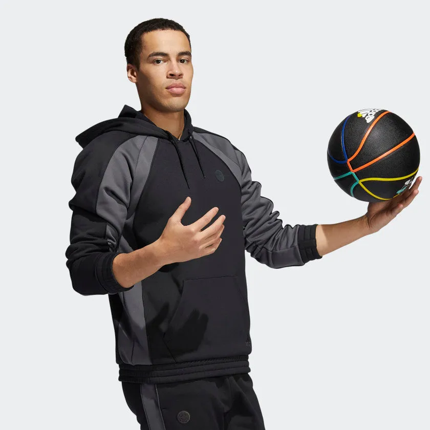 adidas HARDEN FOUNDATION Pullover Hoodie | Black-Grey | Men's