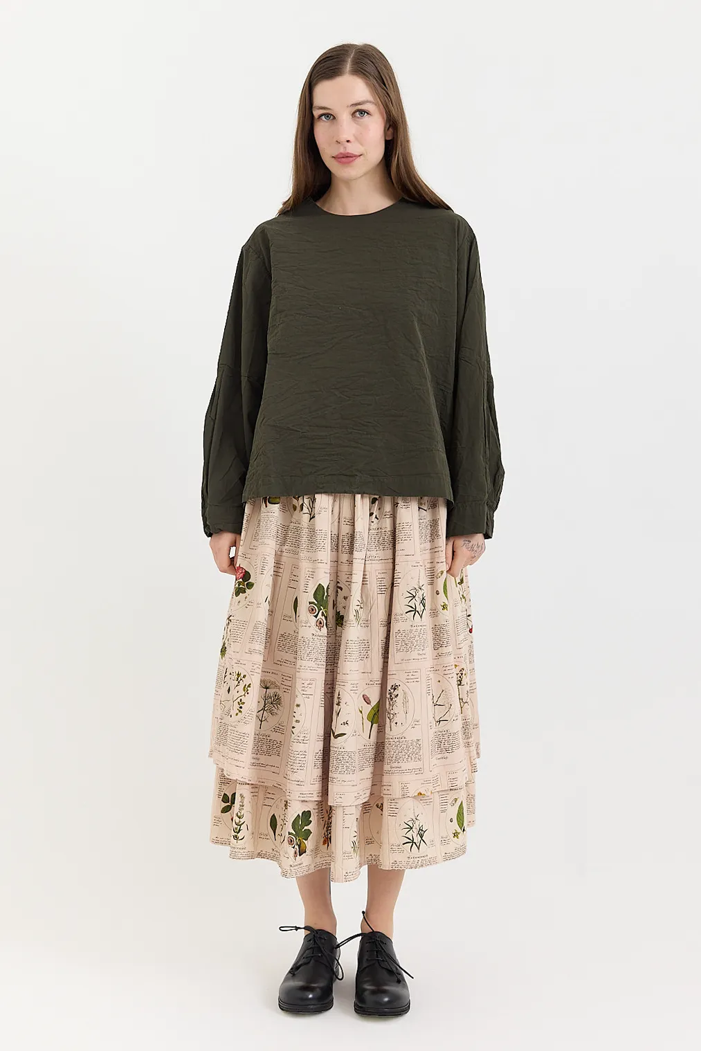 Aleksandr Manamis - Skirt Winter Herbarium Print