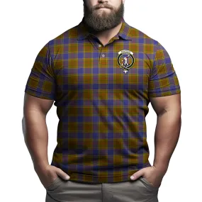 Balfour Tartan Men's Polo Shirt with Family Crest