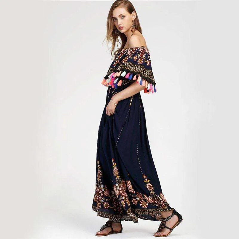 Bohemian Tassle Maxi