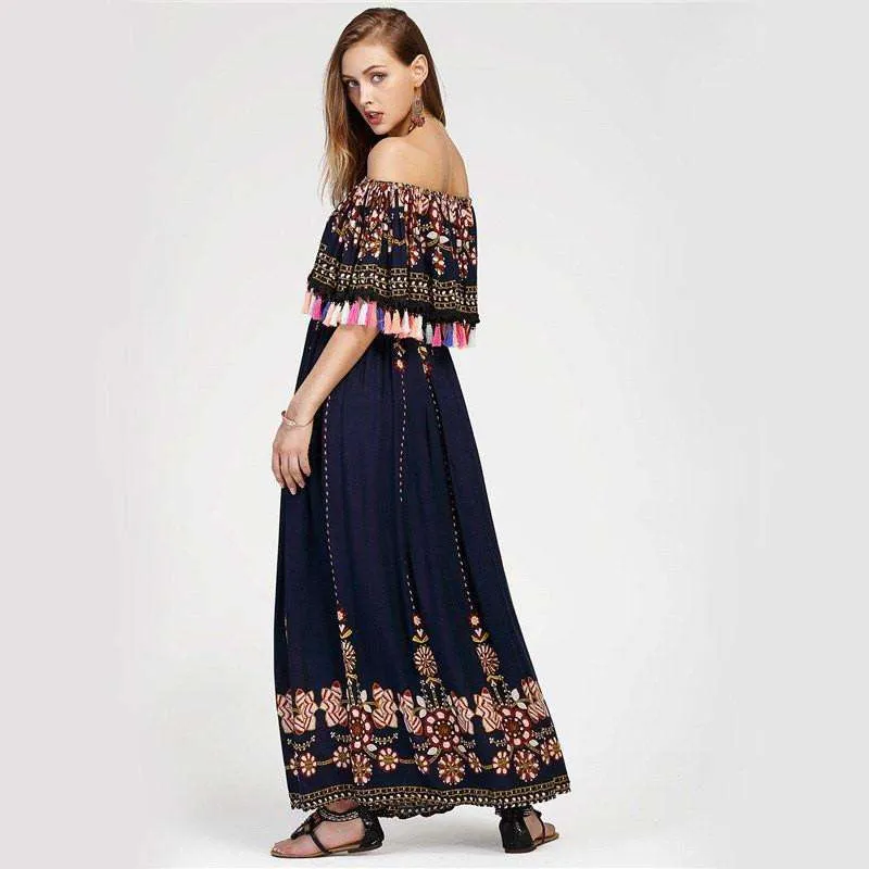 Bohemian Tassle Maxi