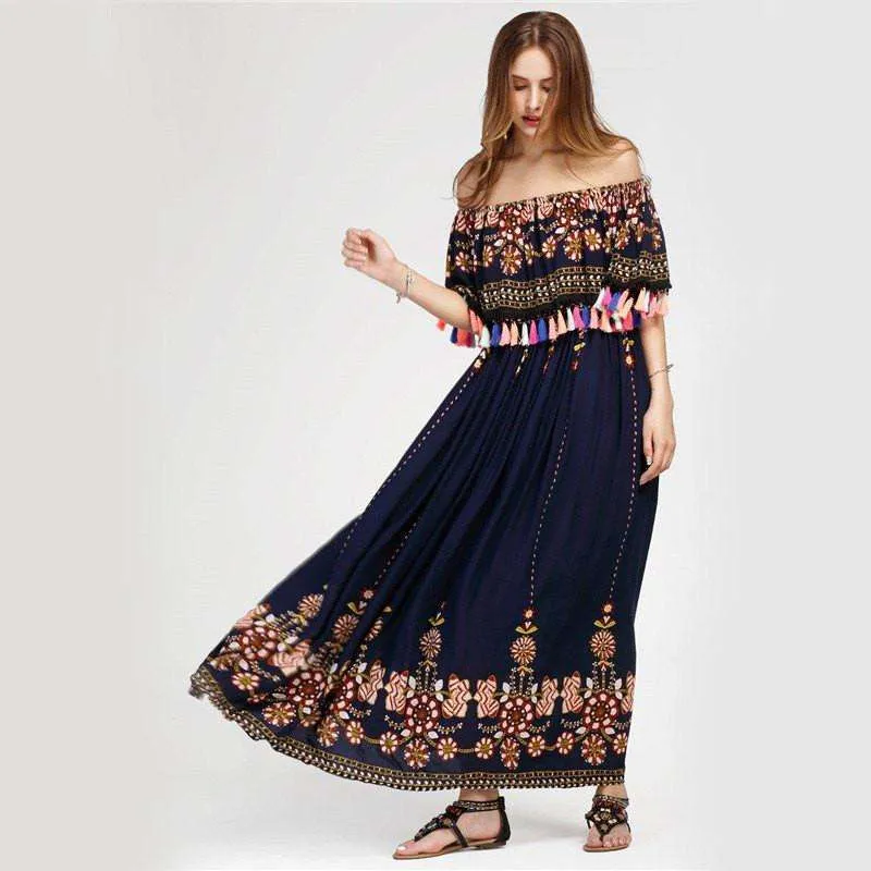 Bohemian Tassle Maxi