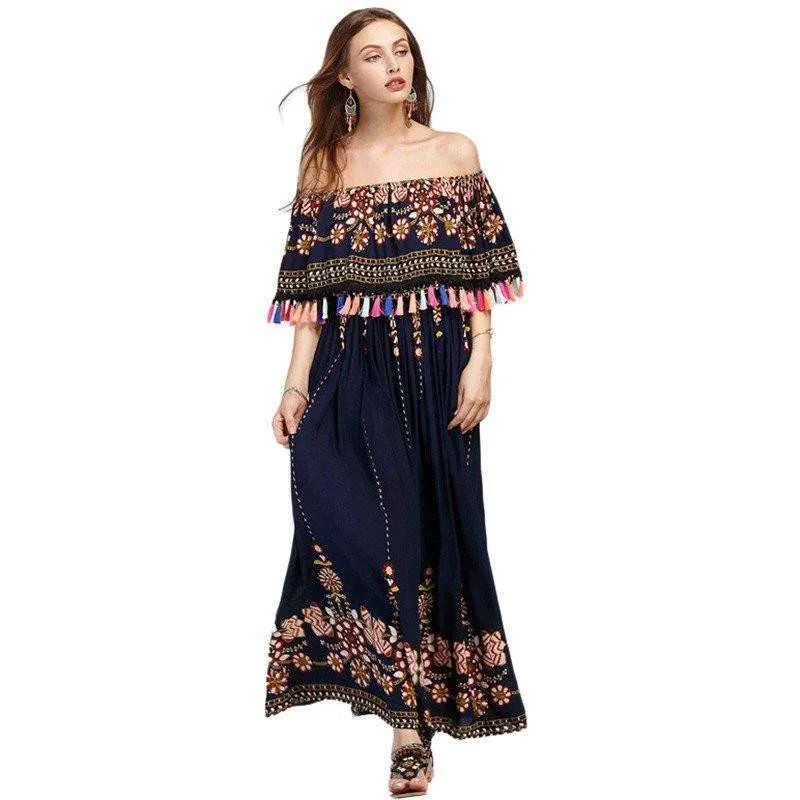 Bohemian Tassle Maxi