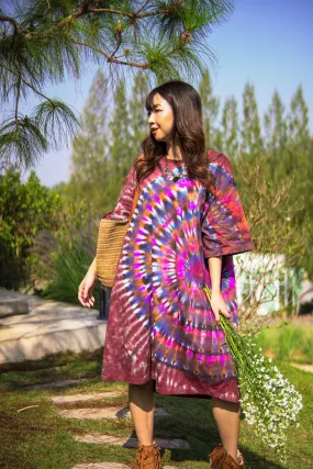 Boho Ember Hand Dyed Boho Hippie Dress