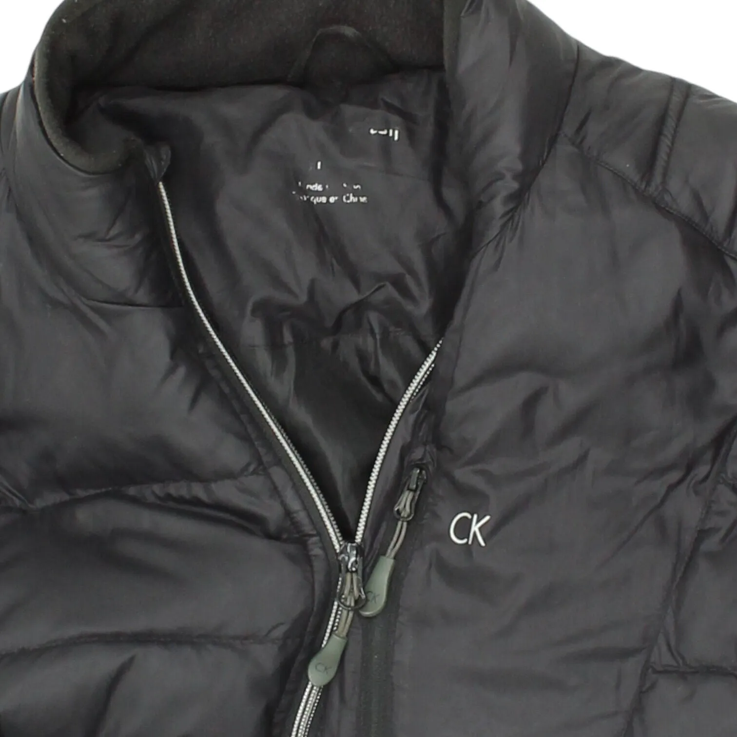 Calvin Klein Womens Black Puffer Jacket | Vintage High End Designer Padded Coat