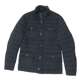 Dekker Womens Navy Blue Quilted Puffer Jacket | Vintage High End Designer VTG