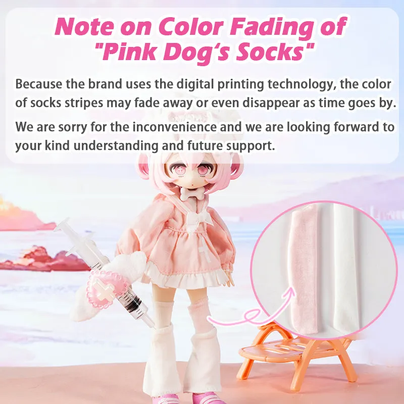 Ten Thousand Escape Plans Series Pink Dog Special Color BJD Action Figure
