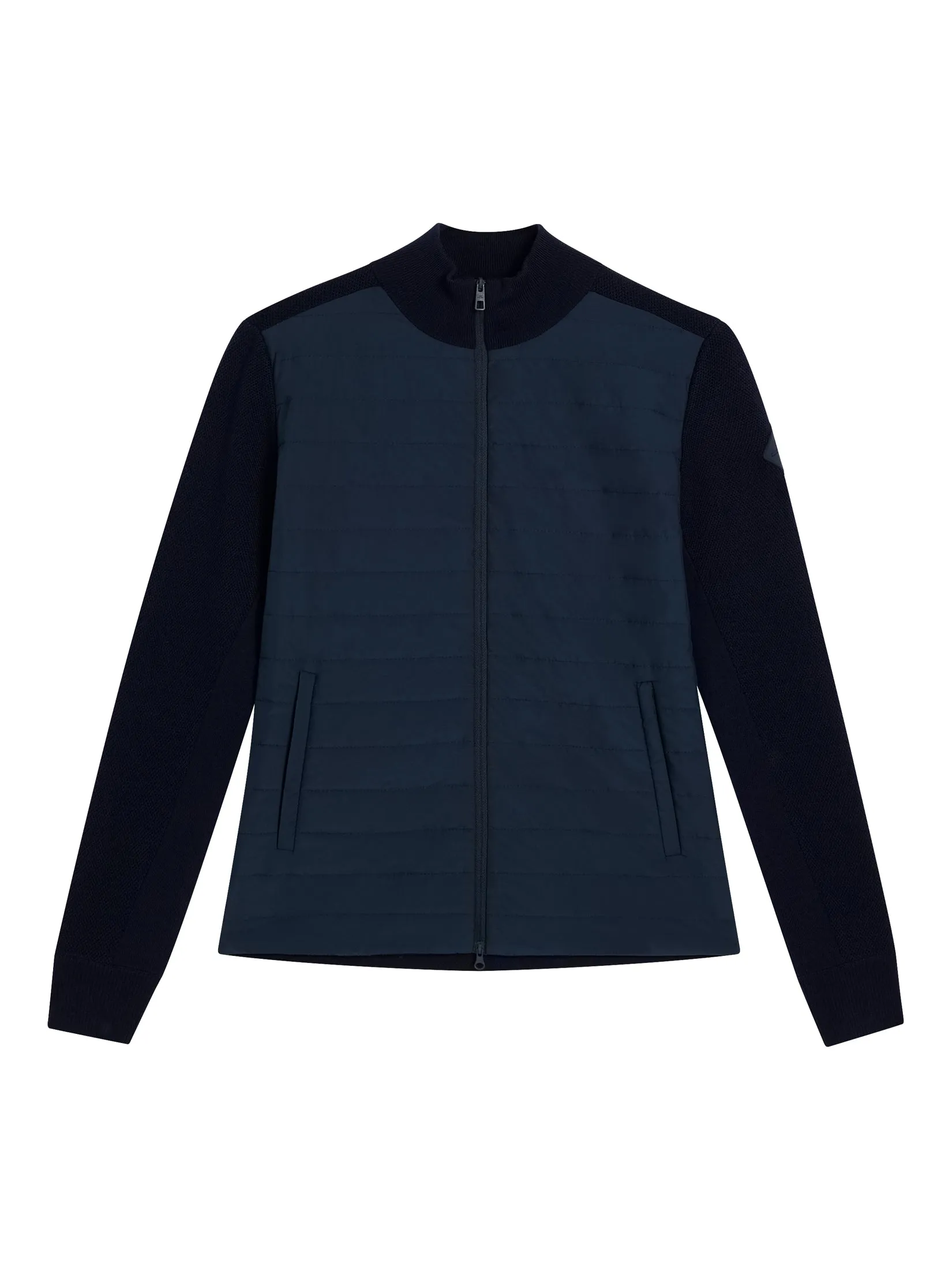 Wren Knitted Hybrid Jacket / JL Navy