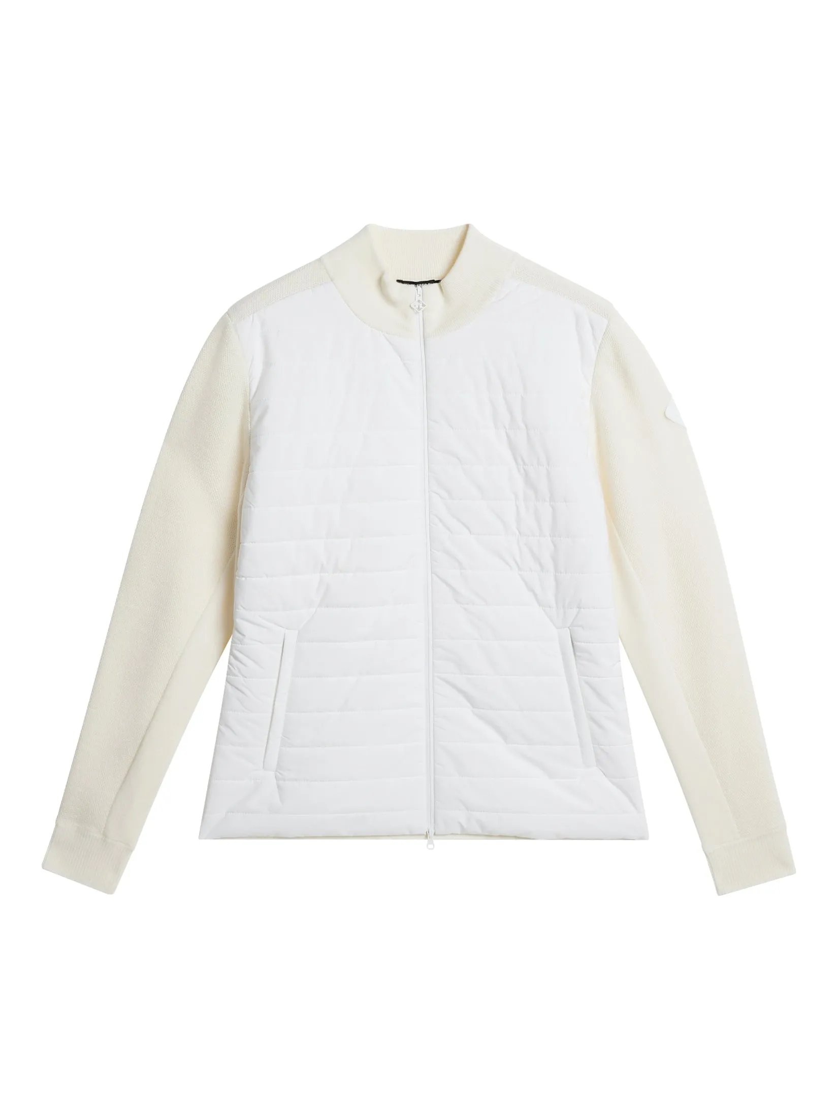 Wren Knitted Hybrid Jacket / White